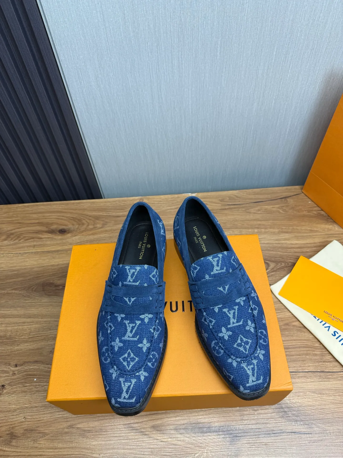 Factory 720💰 LV. Men's business casual leather shoes, all made of imported original brand leather, just to create a more comfortable wearing experience, original non-slip and wear-resistant outsole ✔️16-45 (38.45 non-refundable)